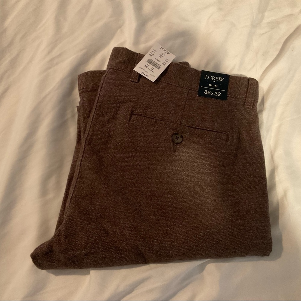 J. CREW PANTS COLOR DBM 36/32 NEW W/TAGS